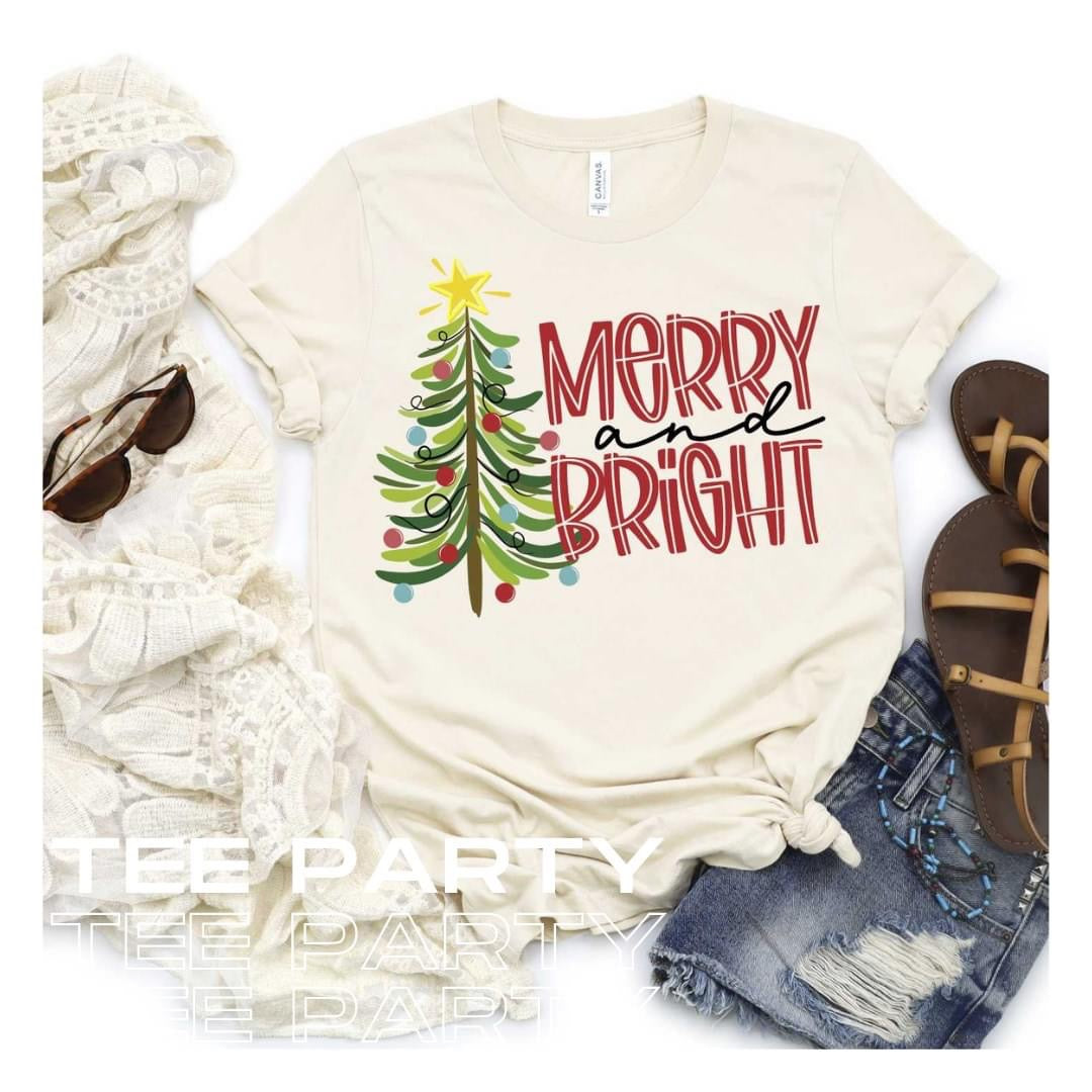 Merry and Bright Christmas Tree