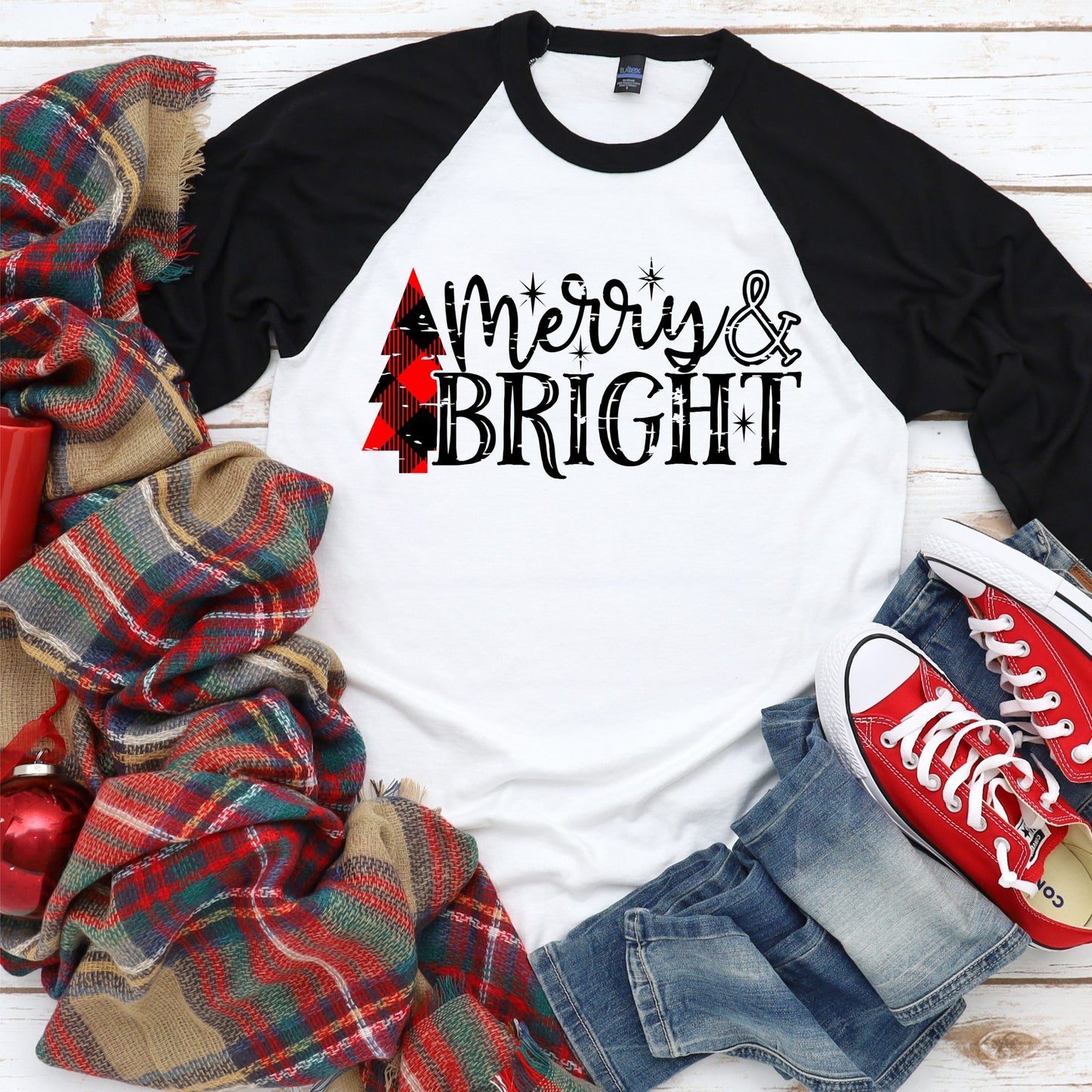 Plaid Merry & Bright Tree