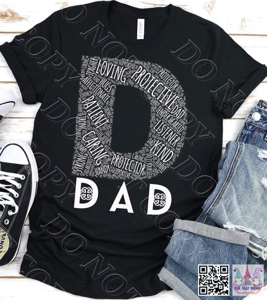 WC-Dad-D word art